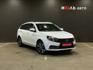 2019 Lada (ВАЗ) Vesta SW I, белый, 900000 рублей, вид 3