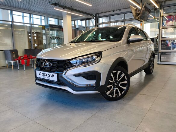 2026 Lada (ВАЗ) Vesta SW Cross I Рестайлинг (NG), серебристый, 2113000 рублей