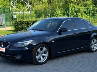 2008 BMW 5 серии 528i V (E60/E61) Рестайлинг, синий, 1400000 рублей, вид 1
