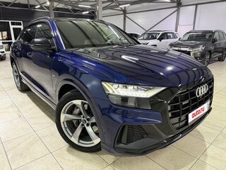 2019 Audi Q8 45 TDI I (4M), синий, 6340000 рублей, вид 5