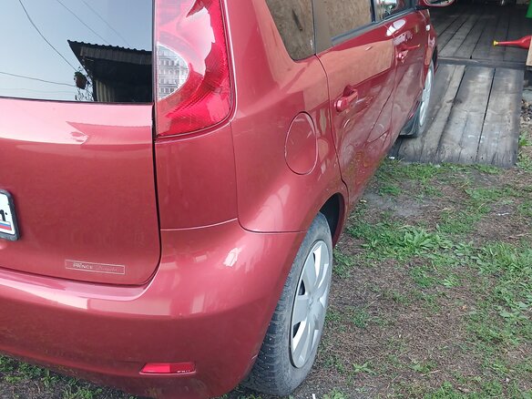 2007 Nissan Note I, красный, 505000 рублей - вид 6