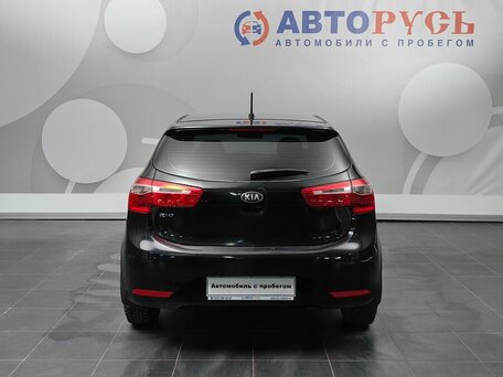 2013 Kia Rio 4-speed III, чёрный, 848000 рублей, вид 4