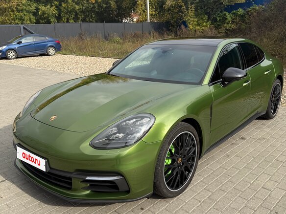 2020 Porsche Panamera 4 II, чёрный, 6850000 рублей - вид 1