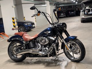 2012 Harley-Davidson Fat Boy, синий, 1280000 рублей, вид 1