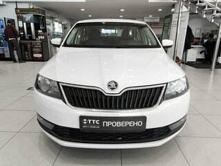 2019 Skoda Rapid I Рестайлинг, белый, 599000 рублей, вид 2