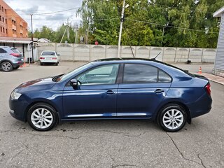 2017 Skoda Rapid I Рестайлинг, синий, 1150000 рублей, вид 4