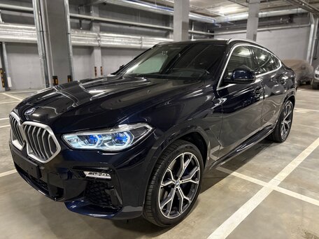 2021 BMW X6 40i III (G06), синий, 9590000 рублей, вид 1