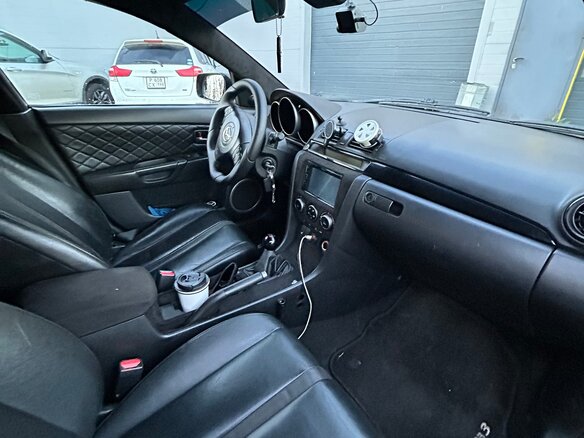 2007 Mazda 3 I (BK) Рестайлинг, чёрный, 500000 рублей - вид 8