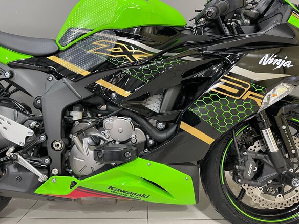 2020 Kawasaki ZX-6 Ninja, зелёный, 880000 рублей - вид 17