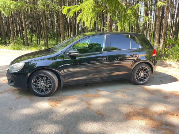2012 Volkswagen Golf VI, чёрный, 825000 рублей - вид 9