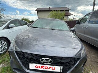 2021 Hyundai Solaris II Рестайлинг, серый, 1380000 рублей, вид 1
