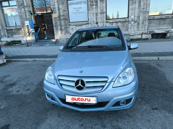 2008 Mercedes-Benz B-Класс 170 I (W245) Рестайлинг, голубой, 555000 рублей