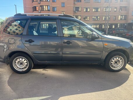 2014 Lada (ВАЗ) Kalina II, серый, 460000 рублей, вид 3