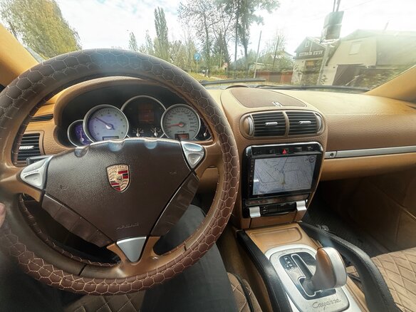 2004 Porsche Cayenne I (955), серый, 800000 рублей - вид 11