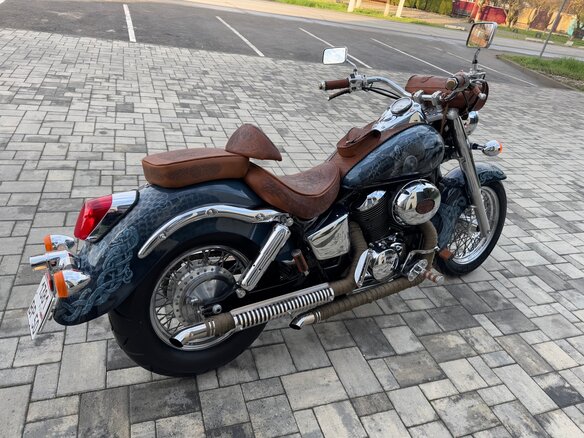 2003 Honda Shadow 750, синий, 690000 рублей - вид 20