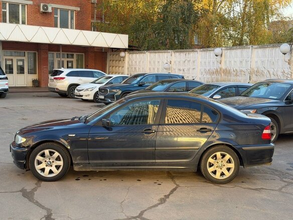 2002 BMW 3 серии 318i IV (E46) Рестайлинг, синий, 499000 рублей - вид 6