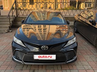 2021 Toyota Camry VIII (XV70) Рестайлинг, чёрный, 2950000 рублей, вид 3