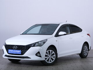 2021 Hyundai Solaris II Рестайлинг, белый, 1699000 рублей, вид 3