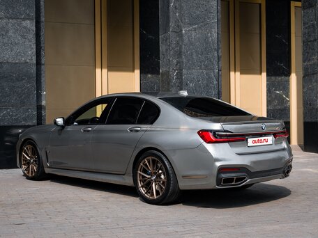 2019 BMW 7 серии 750i xDrive VI (G11/G12) Рестайлинг, серый, 6500000 рублей, вид 5