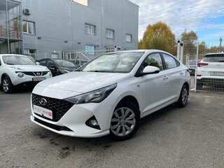 2022 Hyundai Solaris II Рестайлинг, белый, 1630490 рублей, вид 5