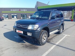 1999 Toyota Land Cruiser Prado 90 Series Рестайлинг, синий, 950000 рублей, вид 1