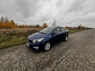 2015 Kia Rio III Рестайлинг, синий, 950000 рублей, вид 2