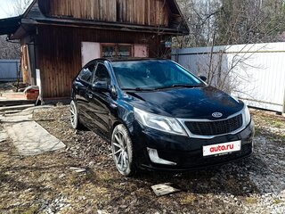 2012 Kia Rio III, чёрный, 600000 рублей, вид 4