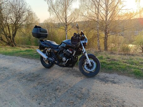 1996 Honda CB 400 Super Four, чёрный, 300000 рублей, вид 4