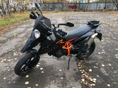 2008 KTM 690 SM, чёрный, 415000 рублей, вид 5