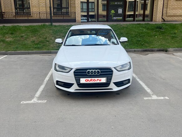 2013 Audi A4 IV (B8) Рестайлинг, белый, 1099999 рублей - вид 2