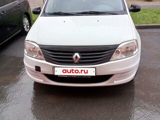 2013 Renault Logan I Рестайлинг, белый, 420000 рублей, вид 1