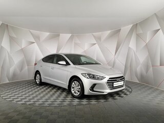 2017 Hyundai Elantra VI (AD), серебристый, 1345000 рублей, вид 3