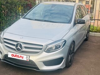 2015 Mercedes-Benz B-Класс 180 II (W246) Рестайлинг, серебристый, 1730000 рублей, вид 1