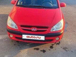 2005 Hyundai Getz I Рестайлинг, красный, 345000 рублей, вид 1