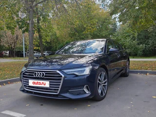 2021 Audi A6 45 TFSI V (C8), синий, 3490000 рублей, вид 4
