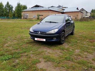 2002 Peugeot 206, синий, 130000 рублей, вид 1