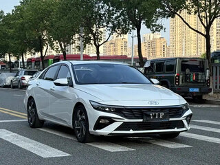 2023 Hyundai Elantra N Line VII (CN7) Рестайлинг, белый, 1310000 рублей, вид 3