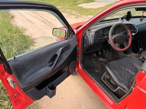 1993 Volkswagen Passat B3, красный, 350000 рублей - вид 7