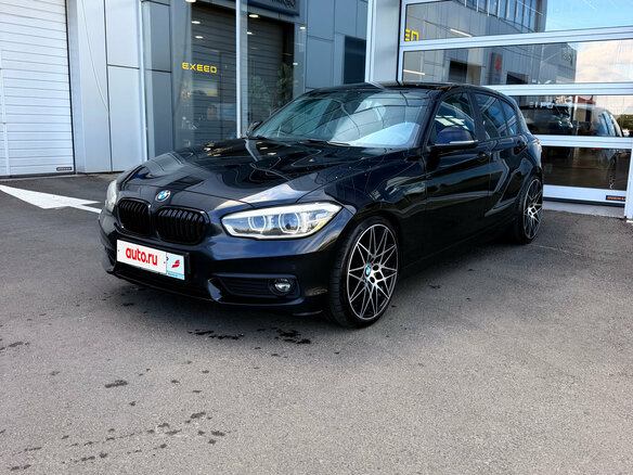 2017 BMW 1 серии 118i II (F20/F21) Рестайлинг, чёрный