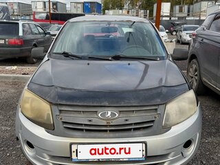 2012 Lada (ВАЗ) Granta I, серебристый, 130000 рублей, вид 1