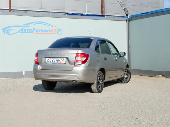 2021 Lada (ВАЗ) Granta I Рестайлинг, серый, 662000 рублей - вид 6