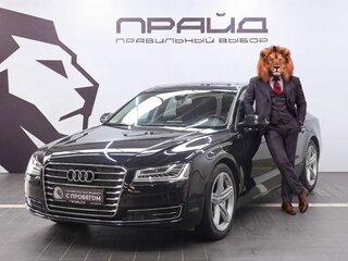 2014 Audi A8 Long III (D4) Рестайлинг, чёрный, 1959900 рублей, вид 1