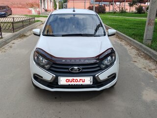 2019 Lada (ВАЗ) Granta I Рестайлинг, белый, 630000 рублей, вид 2