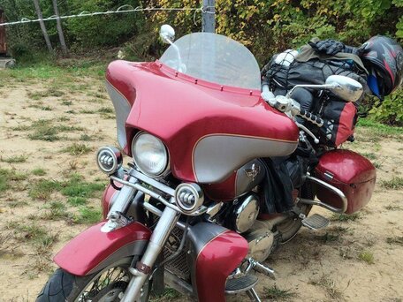 1999 Kawasaki VN1500 Vulcan, красный, 425000 рублей, вид 2