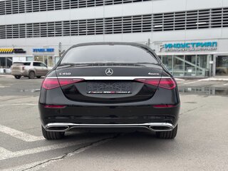2021 Mercedes-Benz S-Класс 450 Long 4MATIC VII (W223), чёрный, 7700000 рублей, вид 4