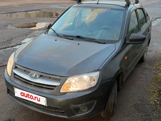 2015 Lada (ВАЗ) Granta I, серебристый, 425000 рублей, вид 1