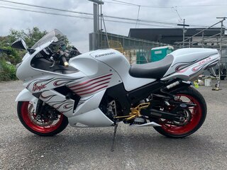 2006 Kawasaki ZX-14R, белый, 745000 рублей, вид 1