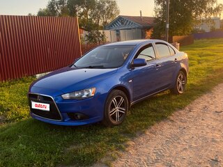 2011 Mitsubishi Lancer X Рестайлинг, синий, 950000 рублей, вид 1
