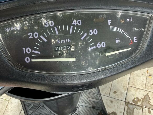 2008 Honda Dio, синий, 43000 рублей - вид 4