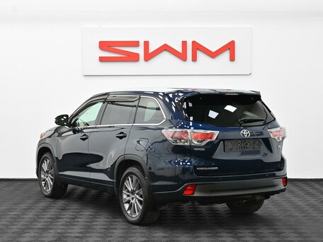 2014 Toyota Highlander III (XU50), синий, 2335000 рублей, вид 4